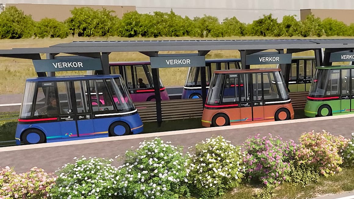 Urbanloop station rendering