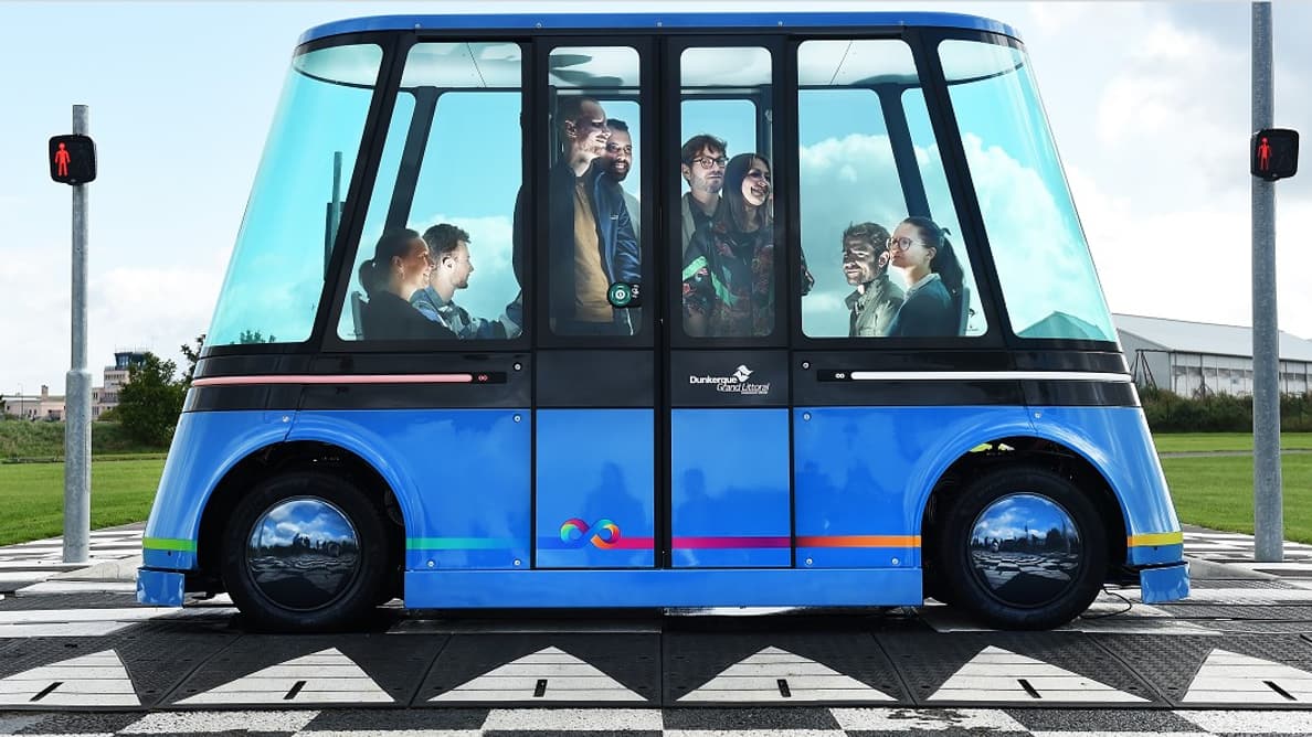 Urbanloop route concept in Dunkirk