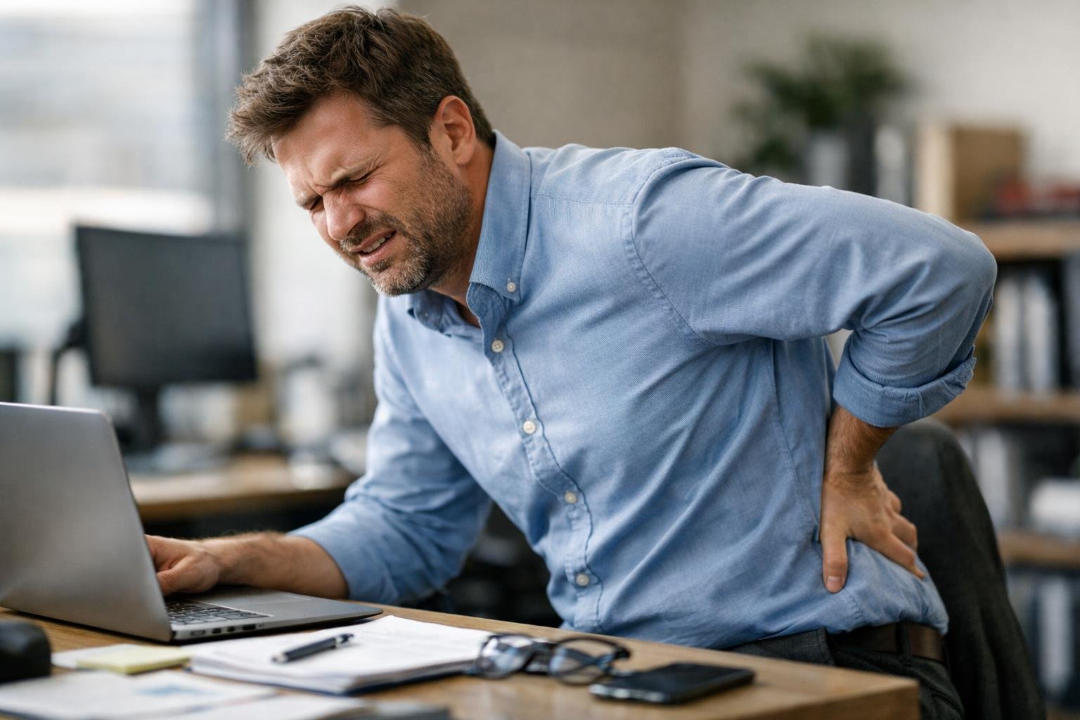 At 38 he blamed back pain on his desk job — it was pancreatic cancer