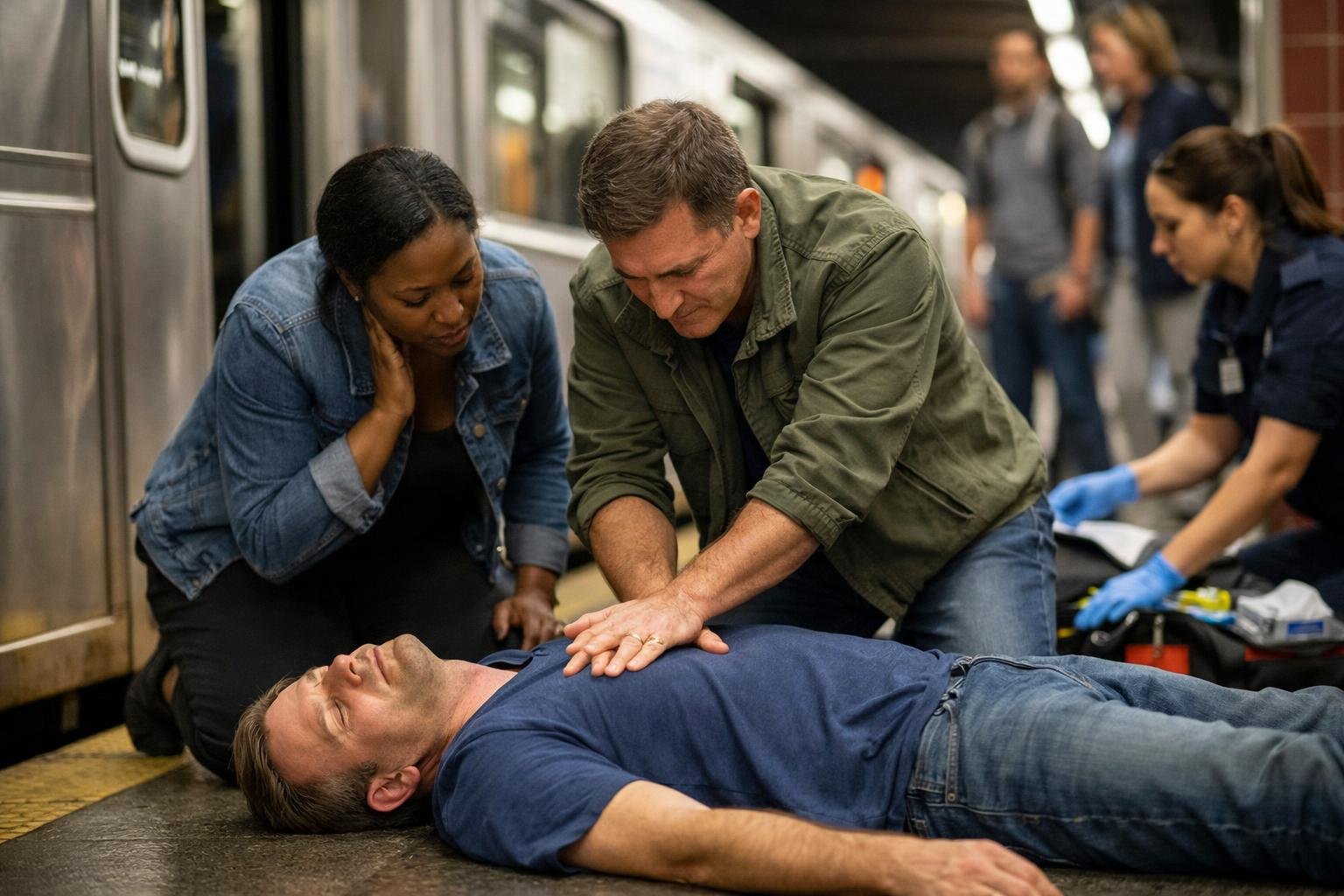 He collapsed on the subway at 42 — this simple skill could have saved him