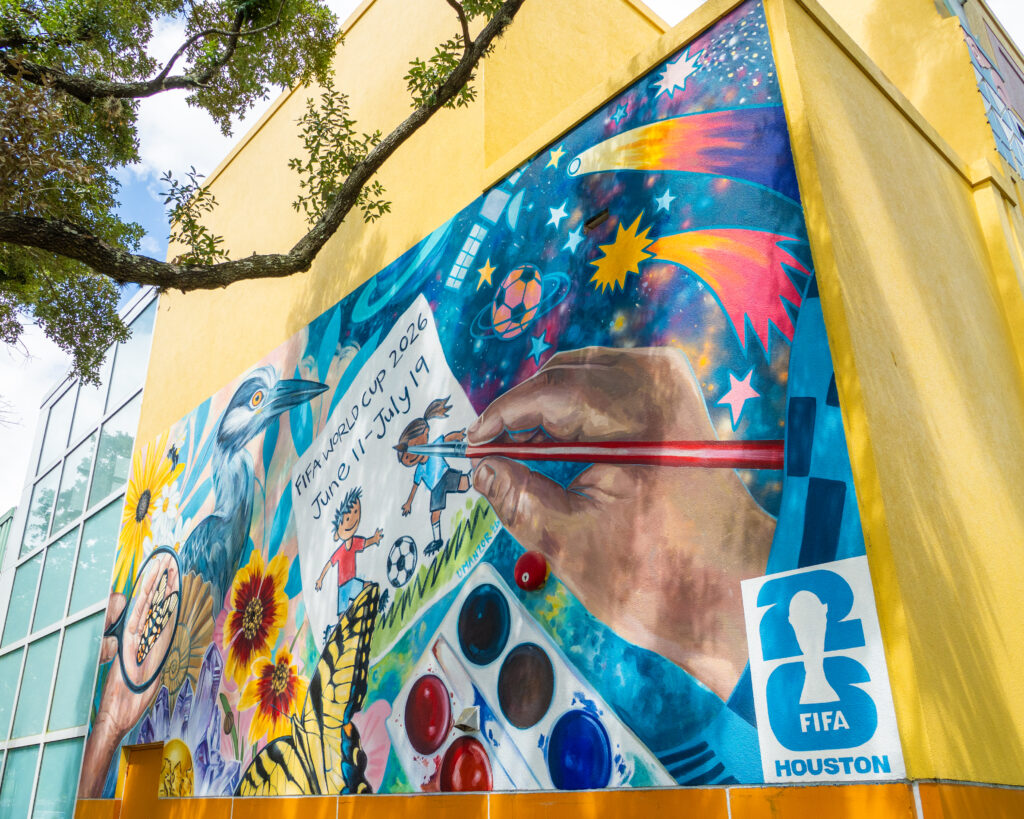 Mural Celebrates 2026 World Cup Legacy at Children’s Museum Houston